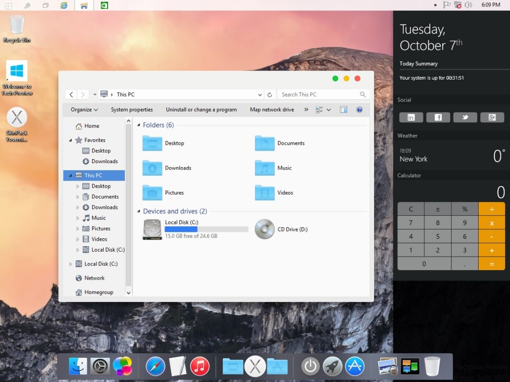 mac theme for windows 10 64 bit free download